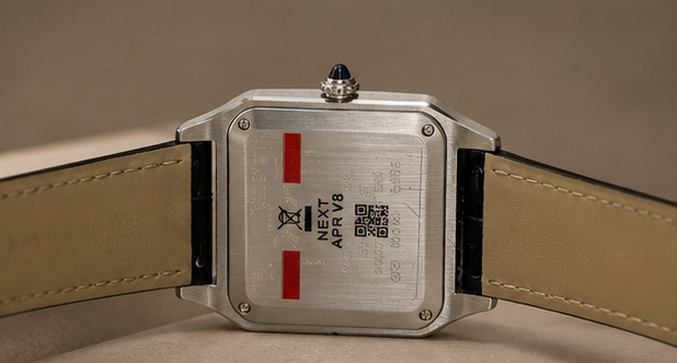 Montre CARTIER Premium Élégance Carrée Noir & Argent