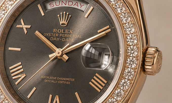 Montre ROLEX Premium Gold Édition Luxe