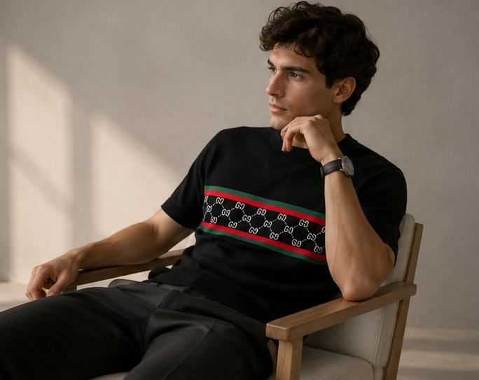 Gucci Knitwear Signature GG Noir